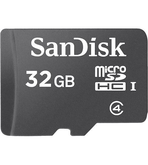 SanDisk microSDHC Class 4 32GB